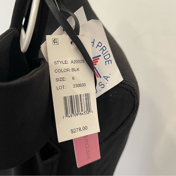 AQUA
One-Shoulder Ruffled Gown - Picture 7 of 9